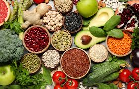 Foods rich in fiber for gut health” or “Probiotic-rich foods to improve gut microbiome.”
