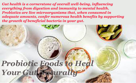 Probiotic Foods to Heal the Gut